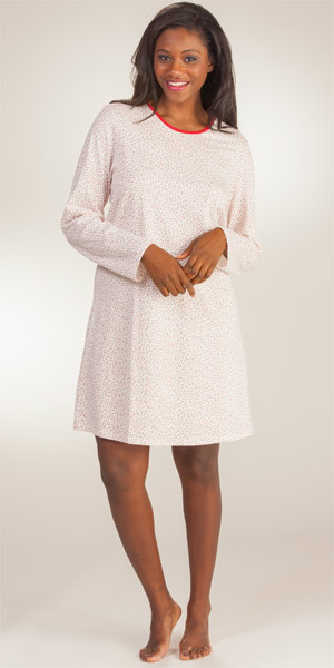 women's cotton knit nightshirts