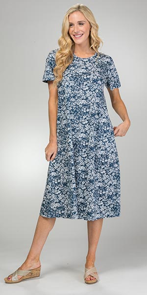 cotton knit a line dresses