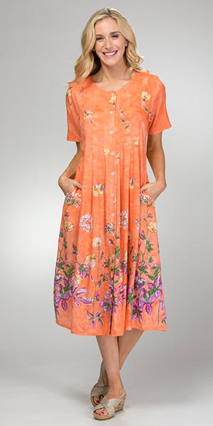 oasis peach dress