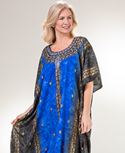 Sante Classics Polyester One Size Full Length Caftan in Bayou