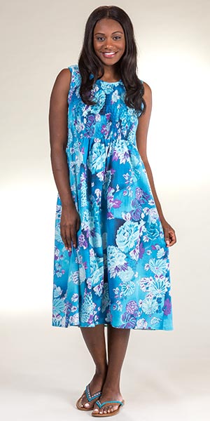 cotton sun dresses plus size
