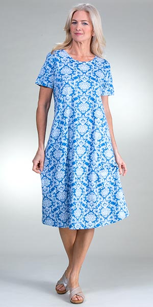 cotton knit a line dresses
