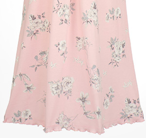 short nightgown silvery elaine knit miss cotton floral zoom thumbnail sleeve