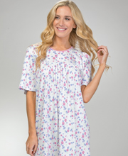 Calida (Size XS) Short Sleeve Cotton Knit Nightgown in Assorted Prints