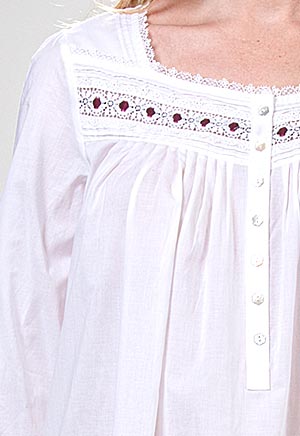 eileen nightgown occasion sleeve cotton west zoom thumbnail lawn