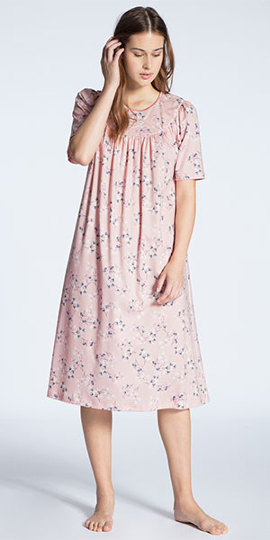 100 cotton nightgowns short sleeve