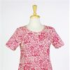 Color Option Raspberry Floral on White La Cera Knit Dress