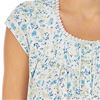 Eileen West Cotton Knit Cap Sleeve Nightgown in Floral Abundance