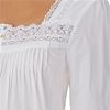 Eileen West long peignoir gown robe set in Dazzling White