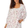 Eileen West Cotton Lawn Long Nightgown and Robe Set in Festive Floral