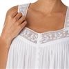 Eileen West Woven Cotton Lawn Nightgown Detail - Regency White