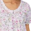 Carole Hochman Nightgown in Pink Harmony - a pink floral print on white