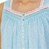 Eileen West Cotton Knit Sleeveless Nightgown in Daisy Fields