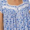 Eileen West Short Sleeve Cotton Lawn Plus Nightgown - Serene Floral