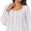 Eileen West Cotton Lawn Nightgown - Long Sleeve in Vintage White