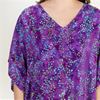 Eagle Ray Traders Long Rayon Caftan in Orchid