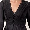 Shadowline Silhouette Robe/Gown Peignoir Set - Black