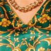 Kaftans by Winlar - Satin Charmeuse One Size in Jade Empress