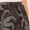 I Can Too Casual Resort Wear - 100% Cotton Flounce Skirt in Black Starfish
