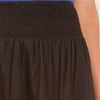 Claudia Richards 100% Cotton Tiered Skirt -  Black