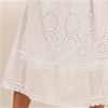 Claudia Richards 100% Cotton LIned Eyelet Skirt -  White