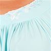 Plus Miss Elaine Classics Nightgown - Nylon Ballet Length in Seafoam