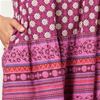 La Cera Dresses - Cotton Sleeveless Mid Length Dress in Mesa Plum