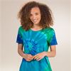Plus Cotton Dresses - La Cera A-Line Cotton Knit Dress -  Popping Blue