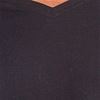 Flannel Knit La Cera Pajamas - Long Sleeve V-Neck Cotton in Black Plaid