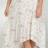 Cap Sleeve DownEast Rayon Blend Floral Dress in Country Floral 