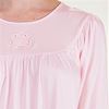 Dreamy Cotton Knit Long Sleeve Calida Nightgowns in Pink