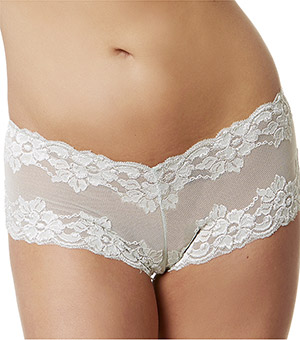 Montelle Panties - Two-Pack: Cheeky Boyshorts in White