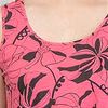 Cotton Jersey Sun Moda Short Sleeveless Sundress in Bold Pink