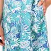Blue Water Short Sleeve Rayon Sun Dress in Teal Serenity