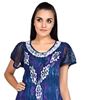 Short Sleeve One Size Fits Most Rayon Mid Length Athena Trapeze Dress in Six Colors 