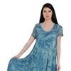 Short Sleeve Rayon long Umbrella Style One Size (Fits Most Miss/Plus) Phuket A Line Dress in 6 color options