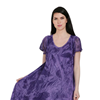 Purple Tie Dye Pukhet A Line Dress