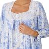 Eileen West Graceful Blue Floral Two Piece Set - Robe Detail
