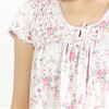 Miss Elaine Short Silkyknit Nightgown in Antique Pink