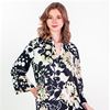 SC SALE N Natori (Size S) Long Mandarin Matte Satin Caftan - Dusky Soleil