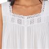 Eileen West Cotton Lawn Peignoir Set - Vintage White