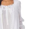 Eileen West Cotton Lawn Peignoir Set - Vintage White