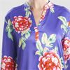  "N" by Natori Mandarin Neck Matte Satin in Island Fleur