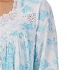 Eileen West - Sleeveless Nightgown in Aqua Floral