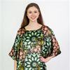 Winlar Satin Charmeuse Women's Caftan Lounger in Starstruck