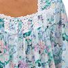 Eileen West Cotton Lawn Nightgown - Long Sleeve in Vintage Floral