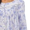 Eileen West Cotton Nightgown and robe set in Peri Floral Dream - Robe