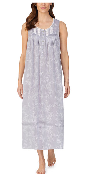sleeveless long nightgown