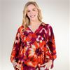 SC SALE Natori (Size S & L) Long Satin Caftan - Sunset Blossoms
