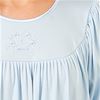 Dreamy Cotton Knit Long Sleeve Calida Nightgowns in Blue